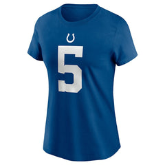 Anthony Richardson Indianapolis Colts Women's Player Name & Number T-Shirt - Royal T-shirts