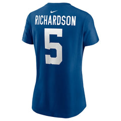 Anthony Richardson Indianapolis Colts Women's Player Name & Number T-Shirt - Royal T-shirts