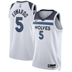 Anthony Edwards Minnesota Timberwolves Unisex Swingman Jersey Association Edition White - Nike