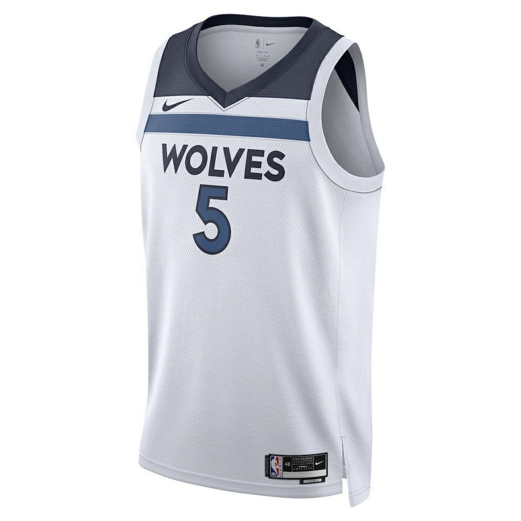 Anthony Edwards Minnesota Timberwolves Unisex Swingman Jersey Association Edition White - Nike