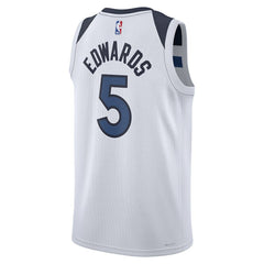 Anthony Edwards Minnesota Timberwolves Unisex Swingman Jersey Association Edition White - Nike