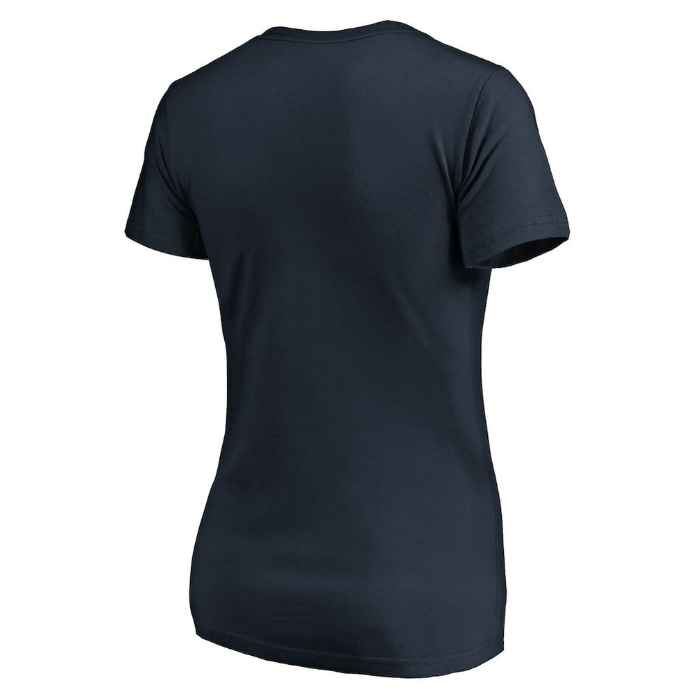 Chicago Bears Women's Script V-Neck T-Shirt - Navy T-shirts