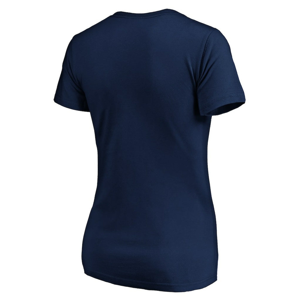 Dallas Cowboys Women's Script V-Neck T-Shirt - Navy T-shirts