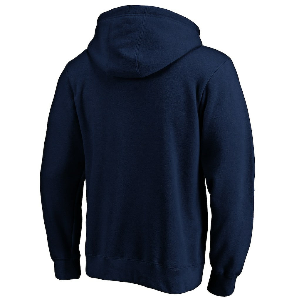 Chicago Bears Banner Wave Pullover Hoodie - Navy Hoodies