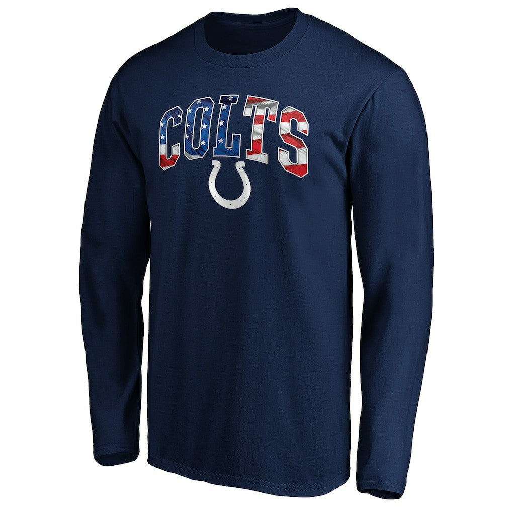 Indianapolis Colts Banner Wave Long Sleeve T-Shirt - Navy T-shirts