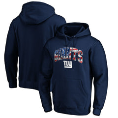 New York Giants Banner Wave Pullover Hoodie - Navy Hoodies