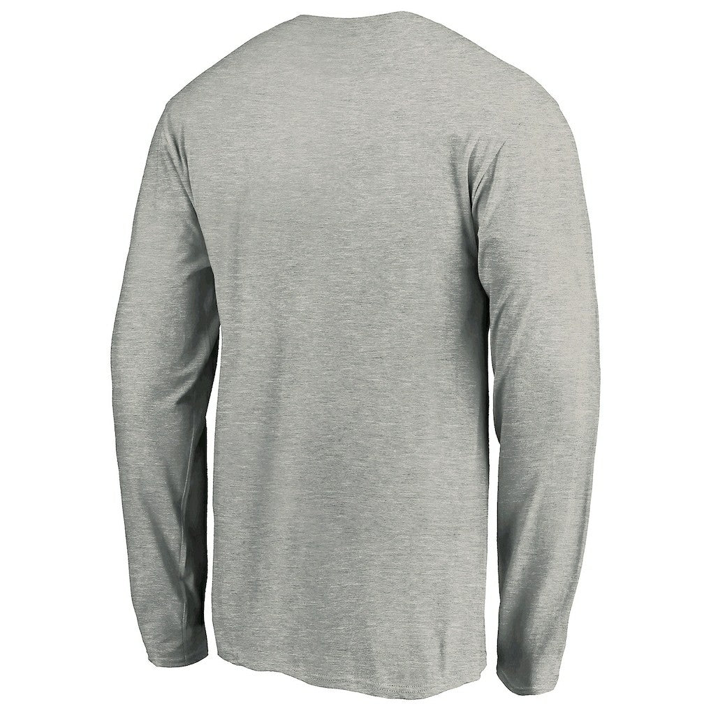 Las Vegas Raiders Hometown Collection Raider Nation Long Sleeve T-Shirt - Gray T-shirts