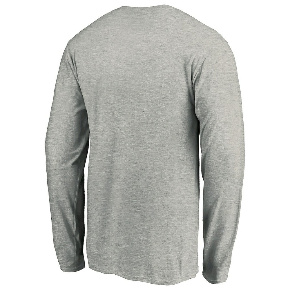 Las Vegas Raiders Hometown Collection Raider Nation Long Sleeve T-Shirt - Gray T-shirts