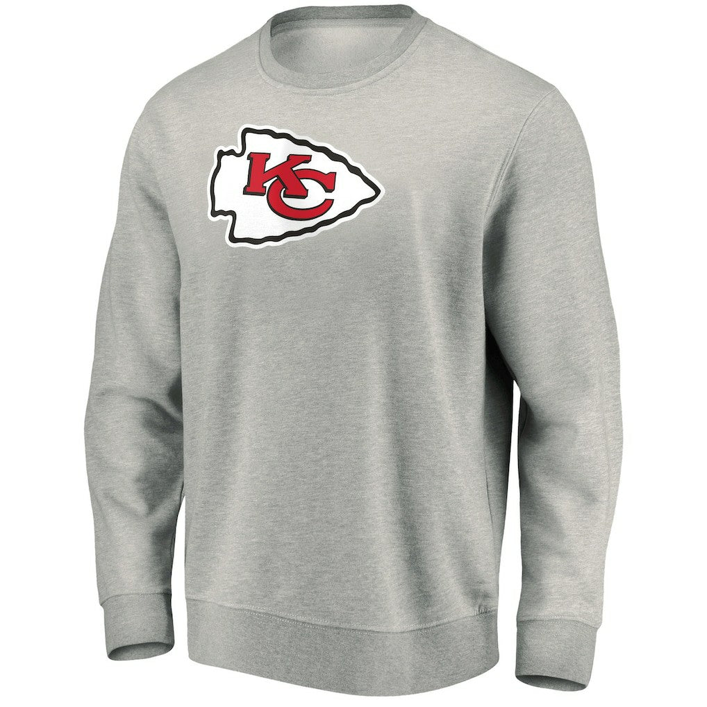 Kansas City Chiefs Pullover Sweatshirt - Gray Pullover
