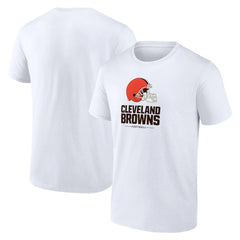 Cleveland Browns Team Lockup T-Shirt - White T-shirts