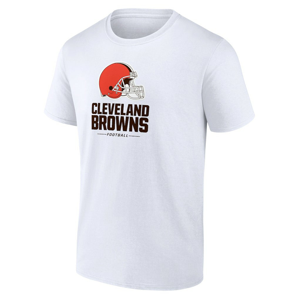 Cleveland Browns Team Lockup T-Shirt - White T-shirts