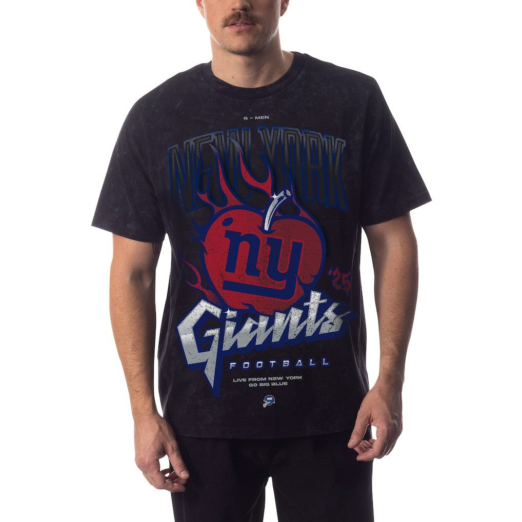 New York Giants The Wild Collective Unisex Tour Band T-Shirt - Black T-shirts