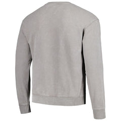 Miami Dolphins The Wild Collective Unisex Distressed Pullover Sweatshirt - Gray Pullover