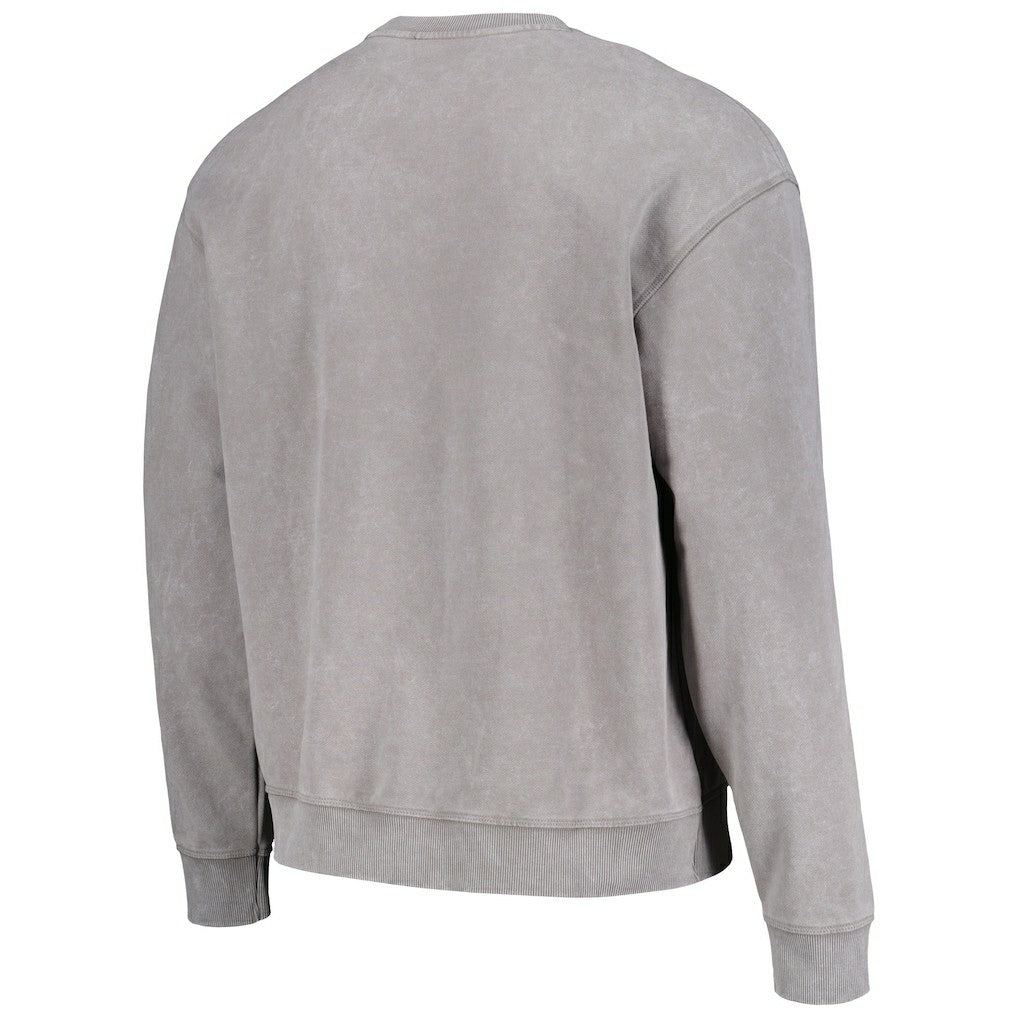 Kansas City Chiefs The Wild Collective Unisex Distressed Pullover Sweatshirt - Gray Pullover