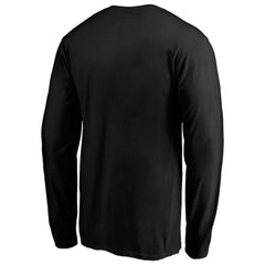 Carolina Panthers Team Lockup Long Sleeve T-Shirt - Black T-shirts