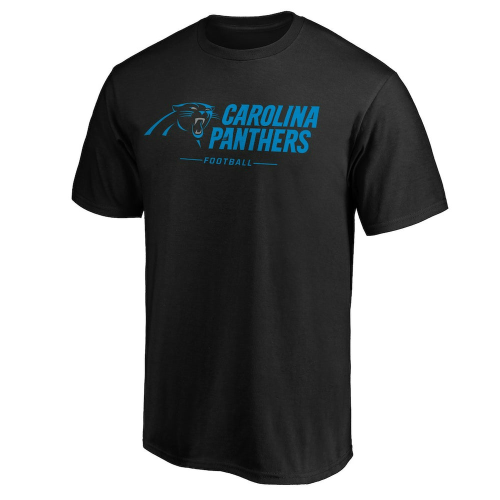 Carolina Panthers Team Lockup T-Shirt - Black T-shirts
