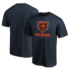Chicago Bears Team Lockup T-Shirt - Navy T-shirts