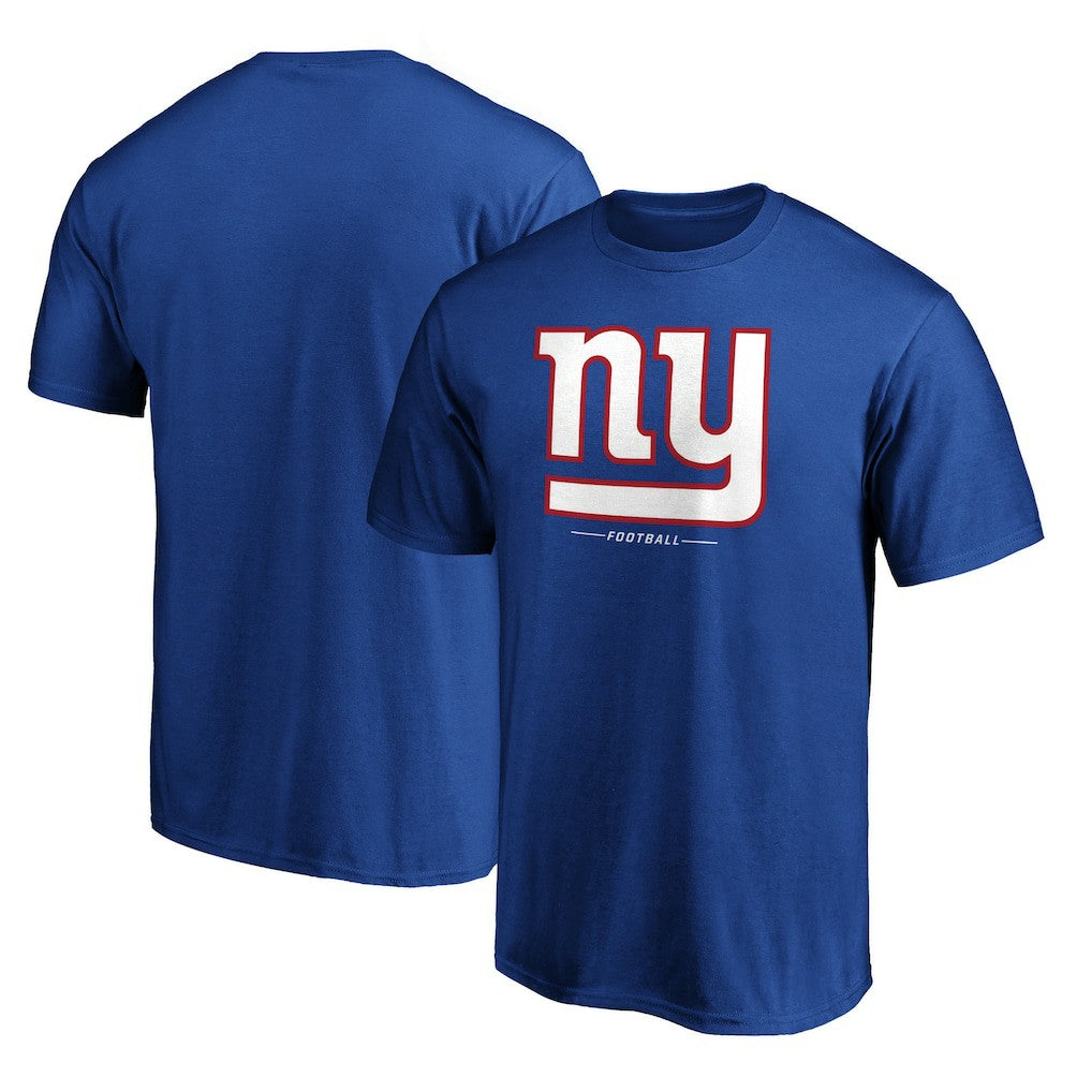 New York Giants Team Lockup T-Shirt - Royal T-shirts