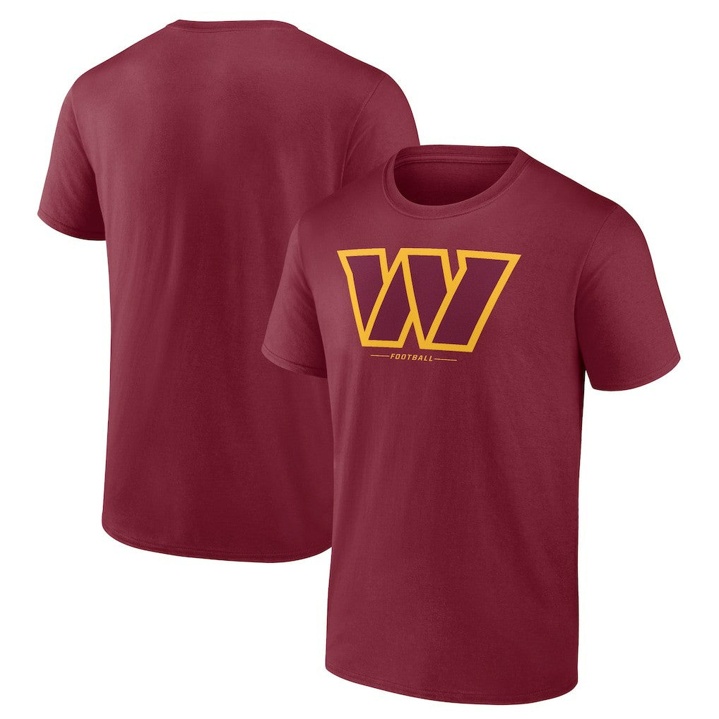 Washington Commanders Team Lockup T-Shirt - Burgundy T-shirts