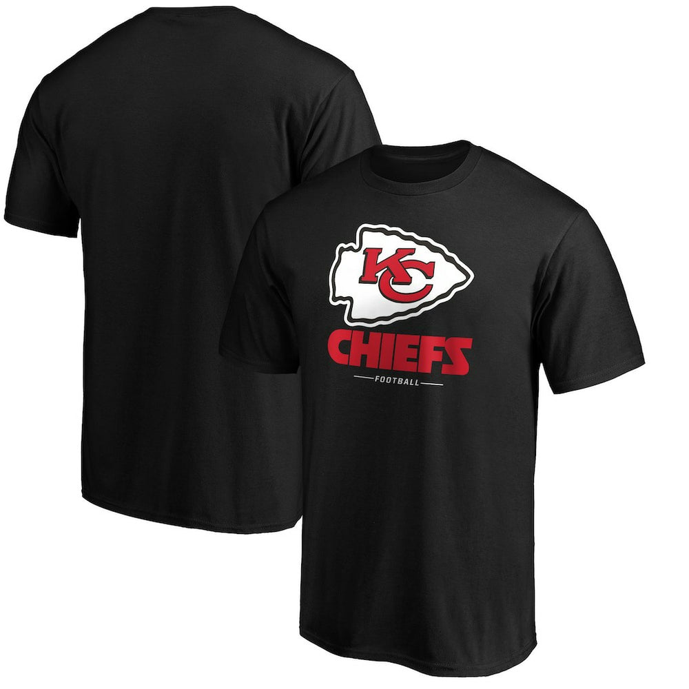 Kansas City Chiefs Team Lockup T-Shirt - Black T-shirts