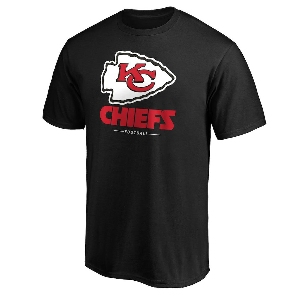 Kansas City Chiefs Team Lockup T-Shirt - Black T-shirts