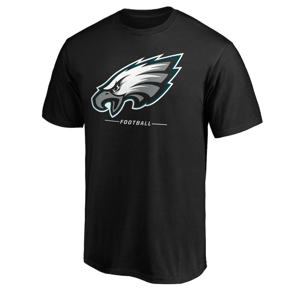 Philadelphia Eagles Team Lockup T-Shirt - Black T-shirts