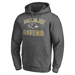 Baltimore Ravens Victory Arch Pullover Hoodie - Charcoal Hoodies