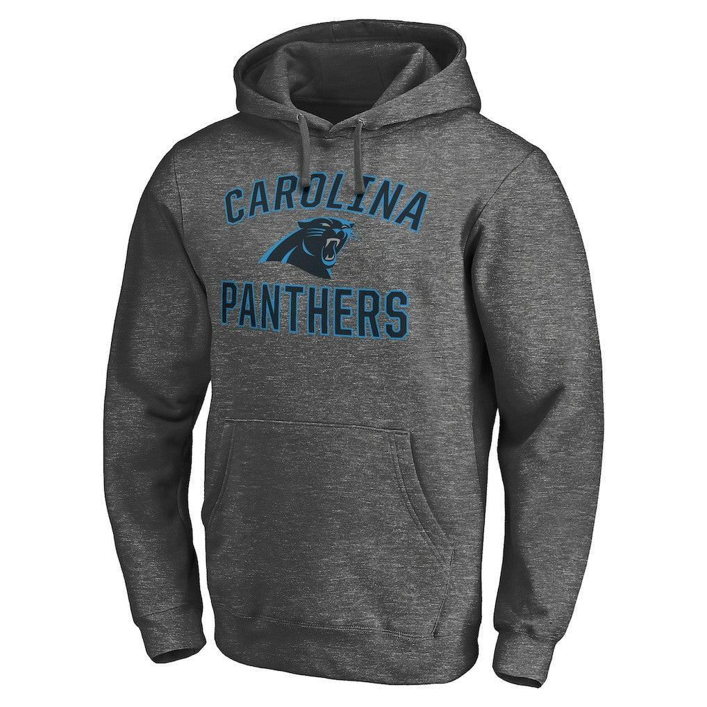 Carolina Panthers Victory Arch Pullover Hoodie - Charcoal Hoodies