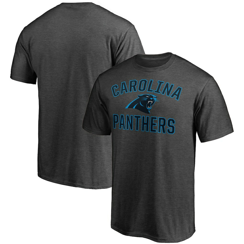 Carolina Panthers Victory Arch T-Shirt - Heather Charcoal T-shirts