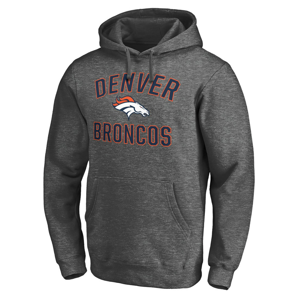 Denver Broncos Victory Arch Pullover Hoodie - Charcoal Hoodies