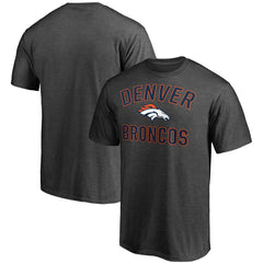 Denver Broncos Victory Arch T-Shirt - Heather Charcoal T-shirts