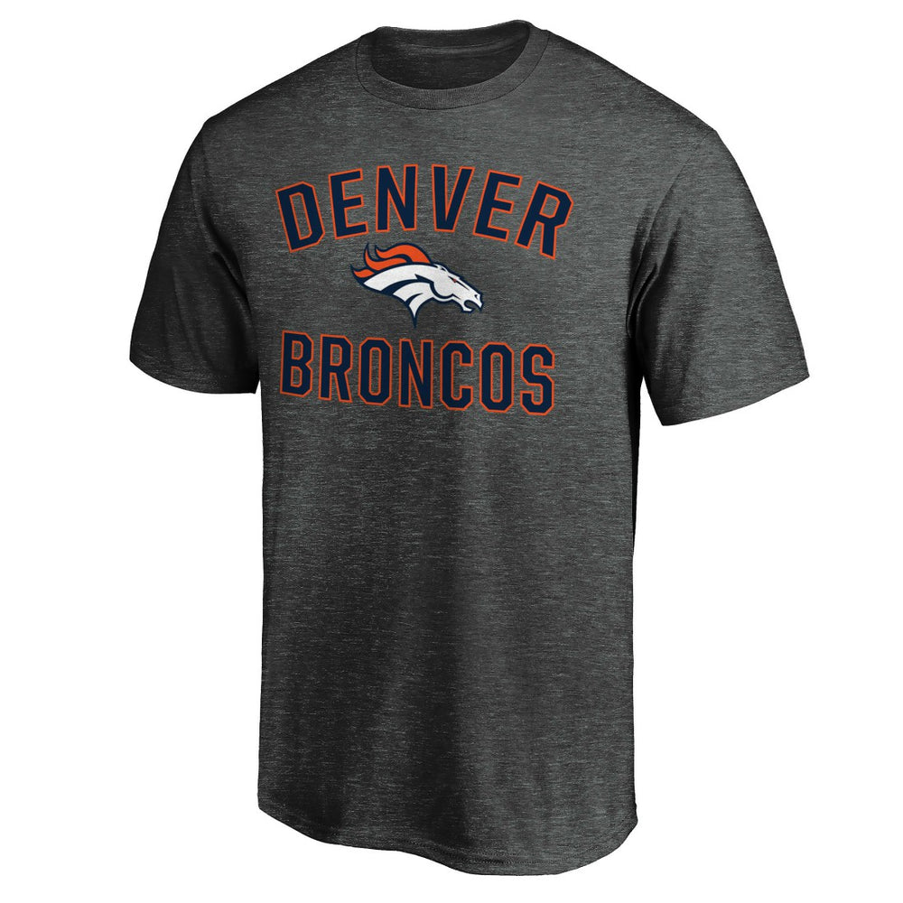 Denver Broncos Victory Arch T-Shirt - Heather Charcoal T-shirts