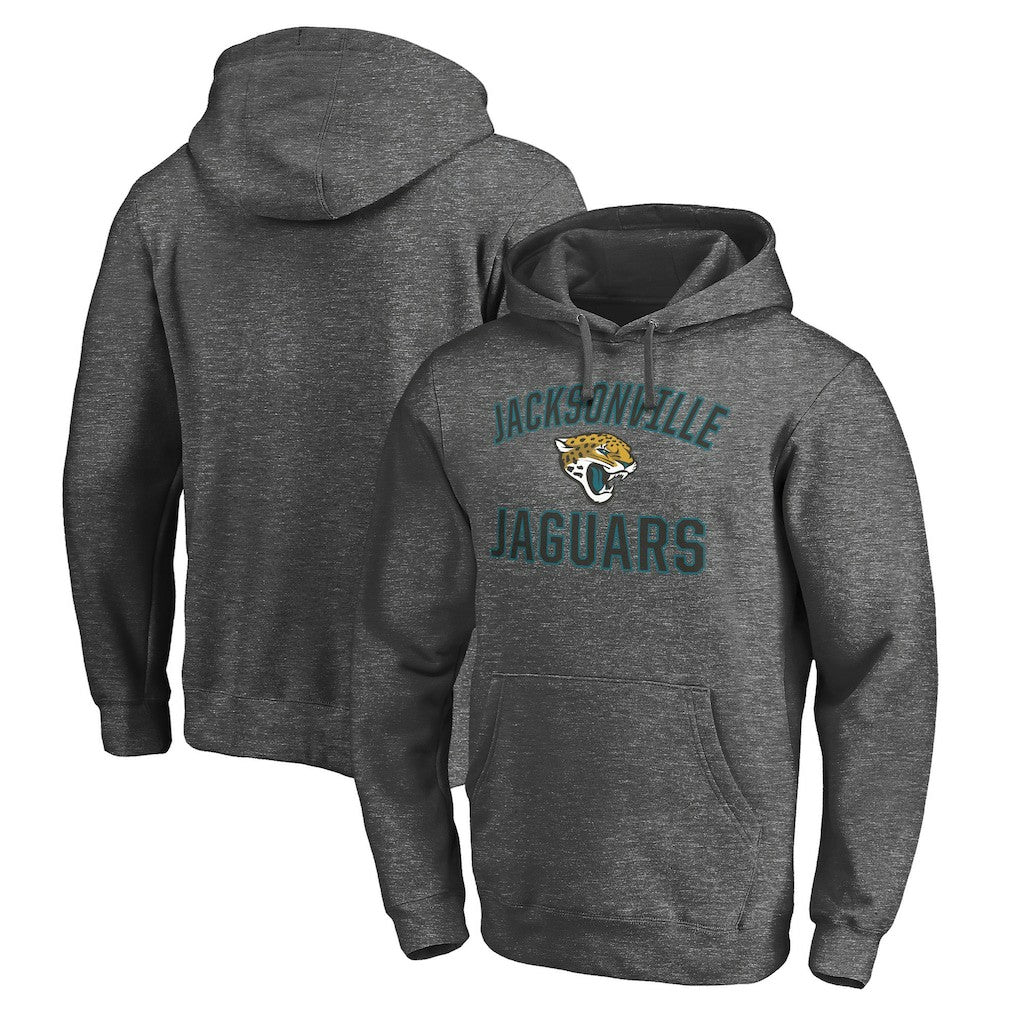 Jacksonville Jaguars Victory Arch Pullover Hoodie - Charcoal Hoodies