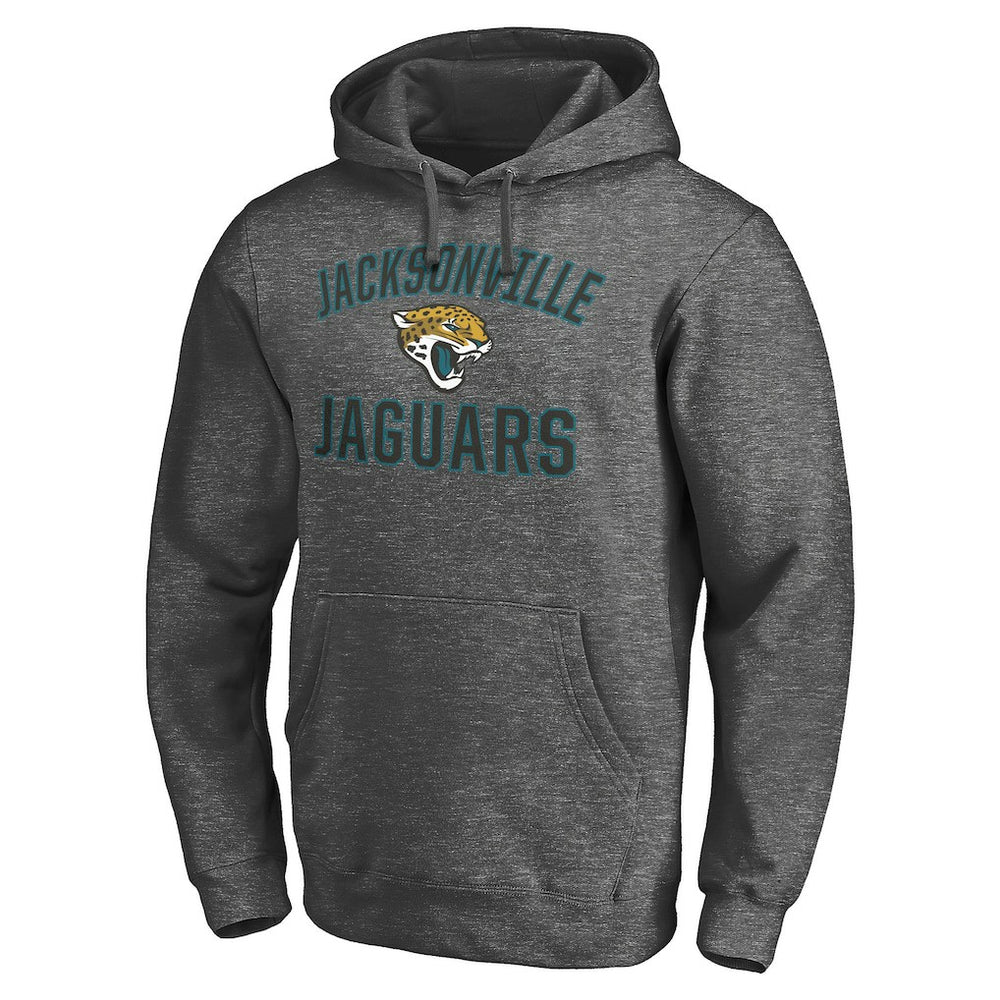 Jacksonville Jaguars Victory Arch Pullover Hoodie - Charcoal Hoodies