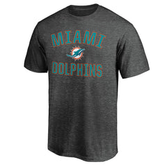 Miami Dolphins Victory Arch T-Shirt - Heather Charcoal T-shirts