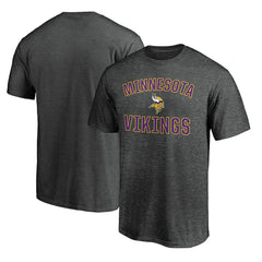 Minnesota Vikings Victory Arch T-Shirt - Heather Charcoal T-shirts