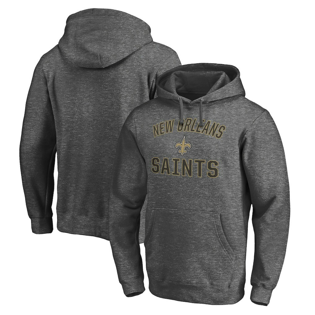 New Orleans Saints Victory Arch Pullover Hoodie - Charcoal Hoodies