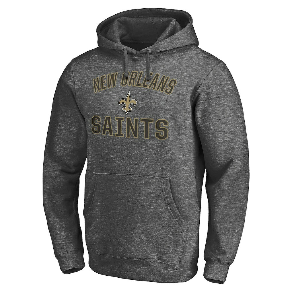New Orleans Saints Victory Arch Pullover Hoodie - Charcoal Hoodies