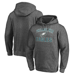 Philadelphia Eagles Victory Arch Pullover Hoodie - Charcoal Hoodies