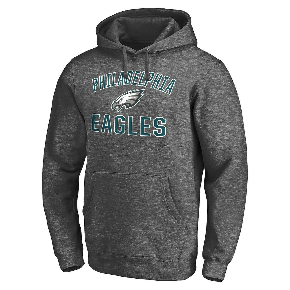 Philadelphia Eagles Victory Arch Pullover Hoodie - Charcoal Hoodies