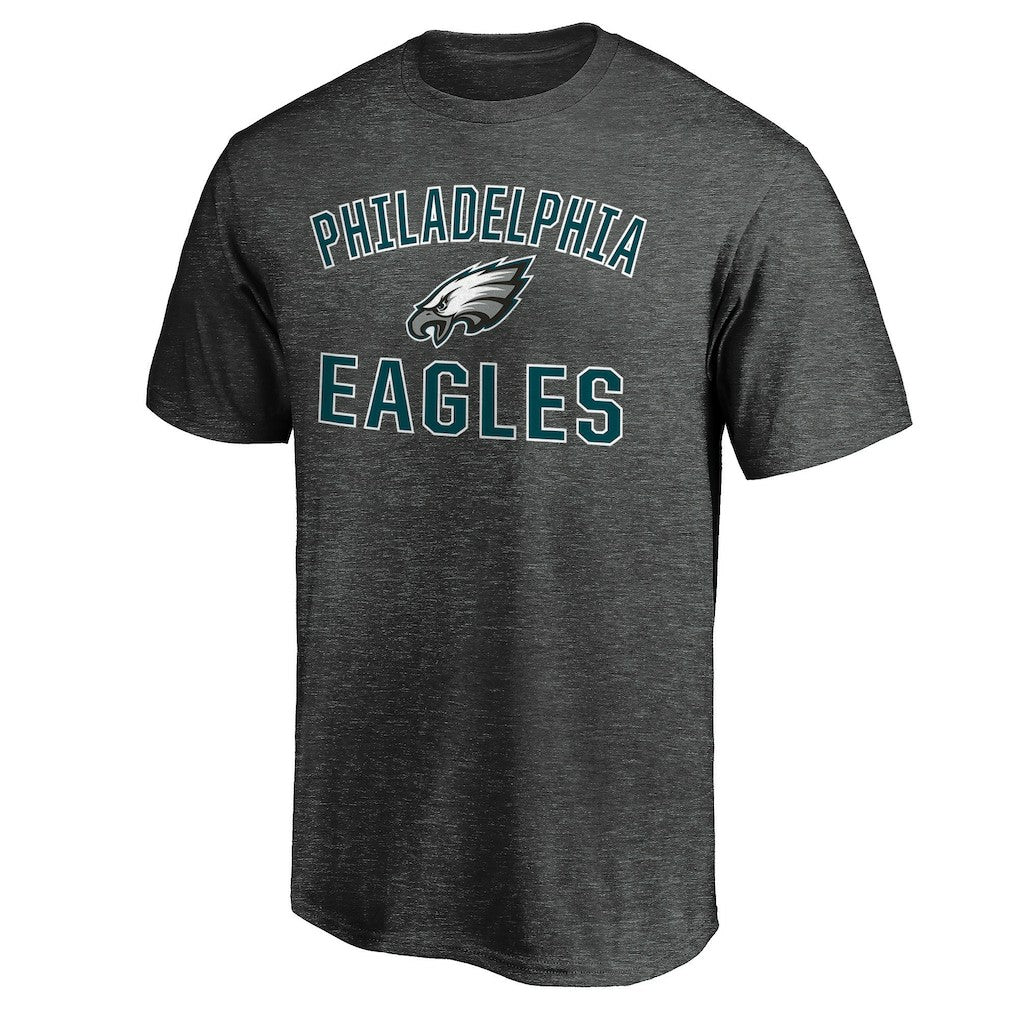 Philadelphia Eagles Victory Arch T-Shirt - Heather Charcoal T-shirts