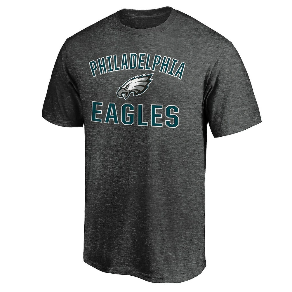 Philadelphia Eagles Victory Arch T-Shirt - Heather Charcoal T-shirts