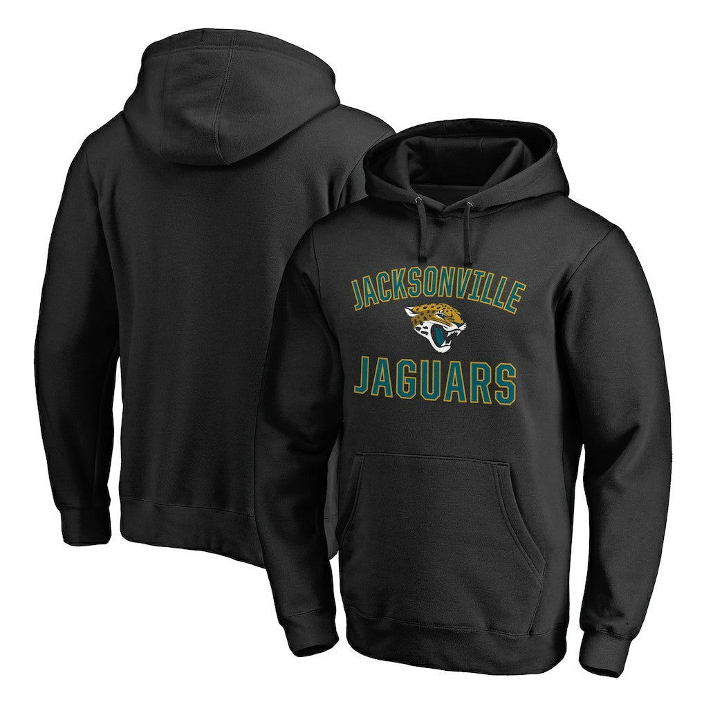 Jacksonville Jaguars Victory Arch Pullover Hoodie - Black Hoodies