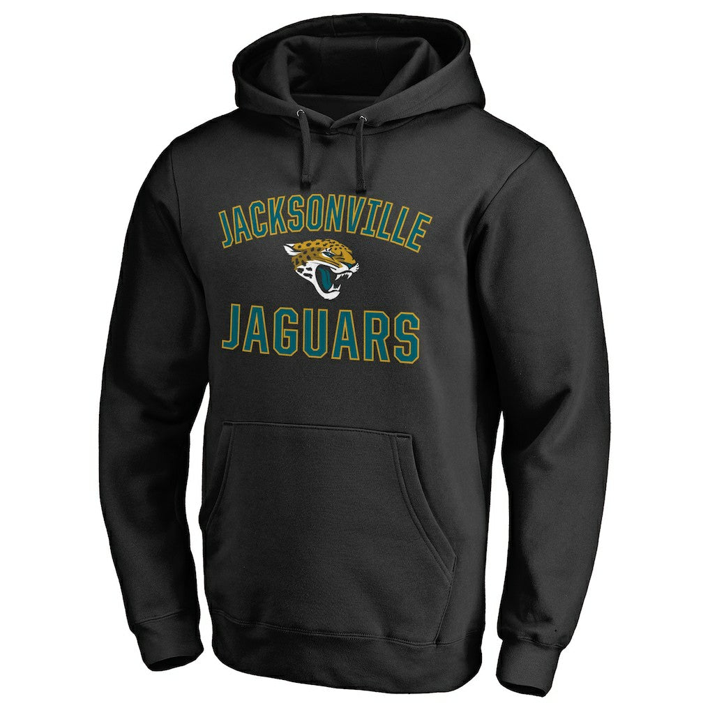 Jacksonville Jaguars Victory Arch Pullover Hoodie - Black Hoodies