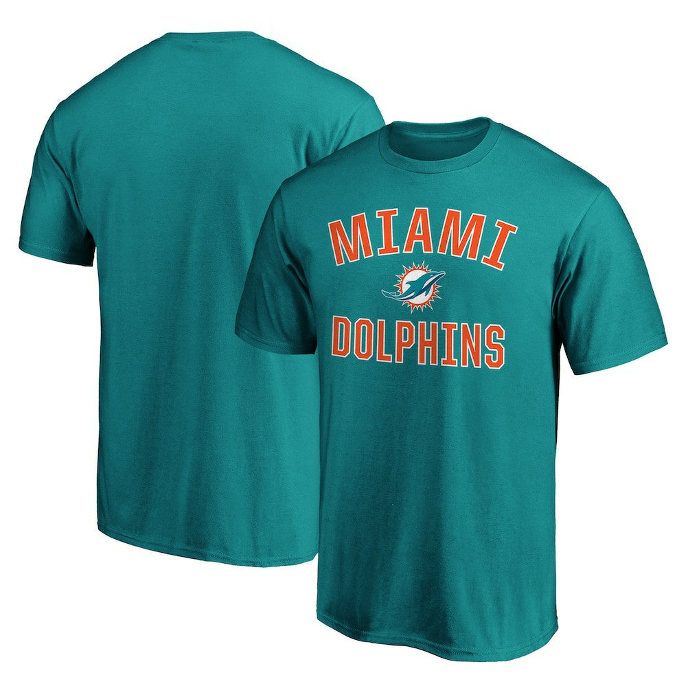 Miami Dolphins Victory Arch T-Shirt - Aqua T-shirts