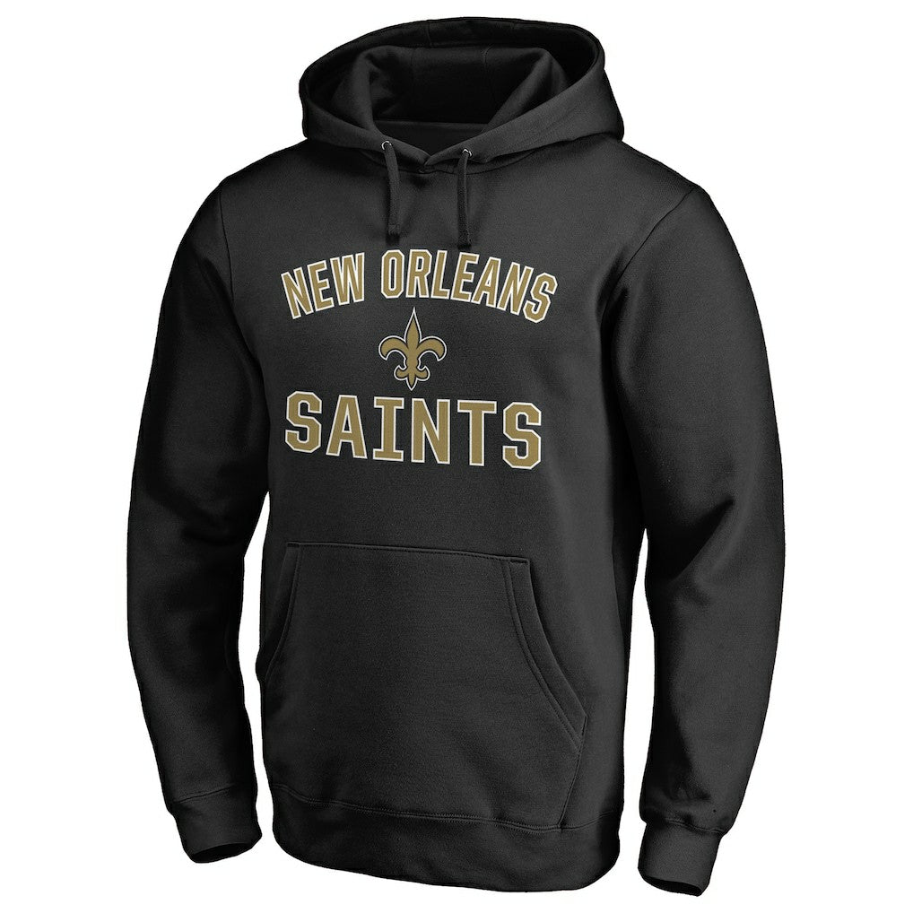 New Orleans Saints Victory Arch Pullover Hoodie - Black Hoodies