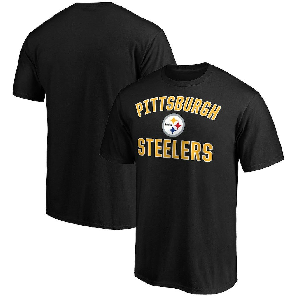 Pittsburgh Steelers Victory Arch T-Shirt - Black T-shirts