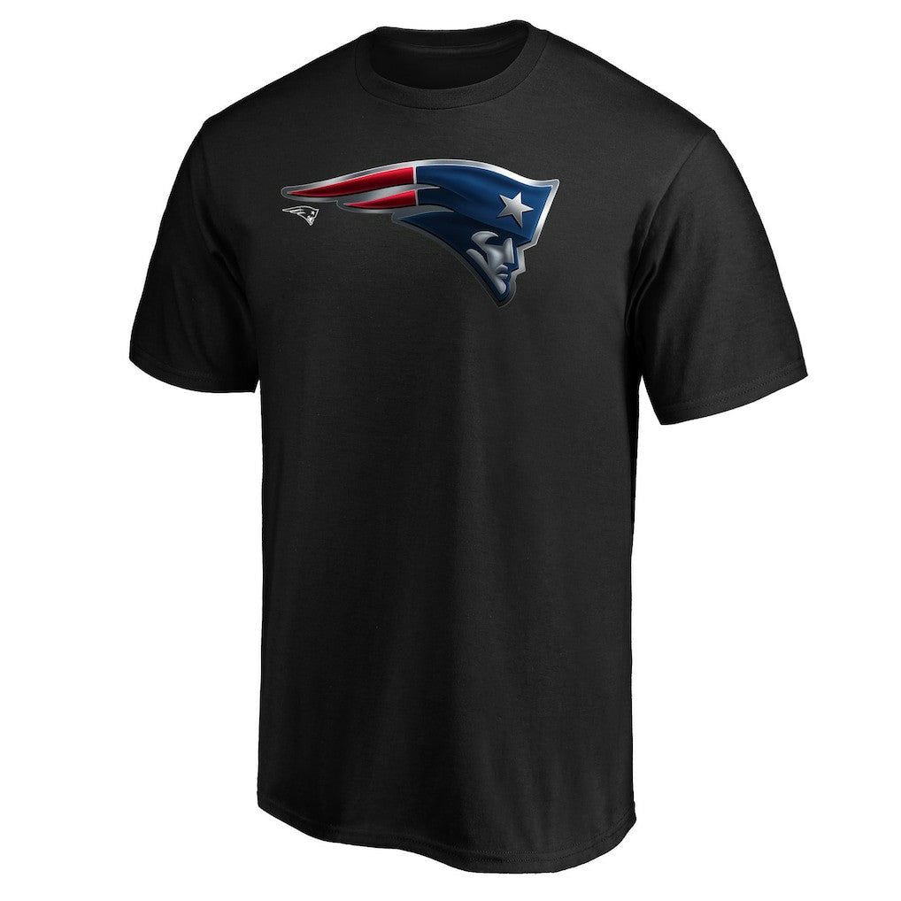 New England Patriots Midnight Mascot Team Logo T-Shirt - Black T-shirts