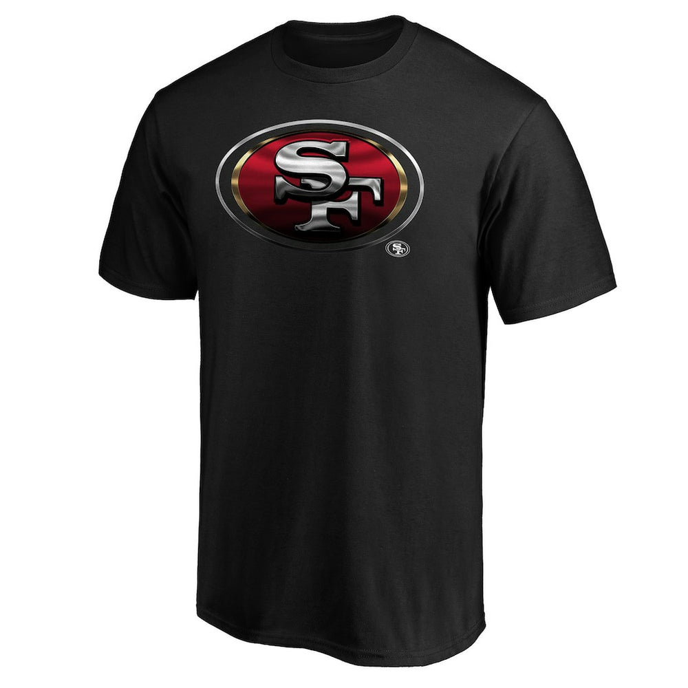 San Francisco 49ers Midnight Mascot Team Logo T-Shirt - Black T-shirts