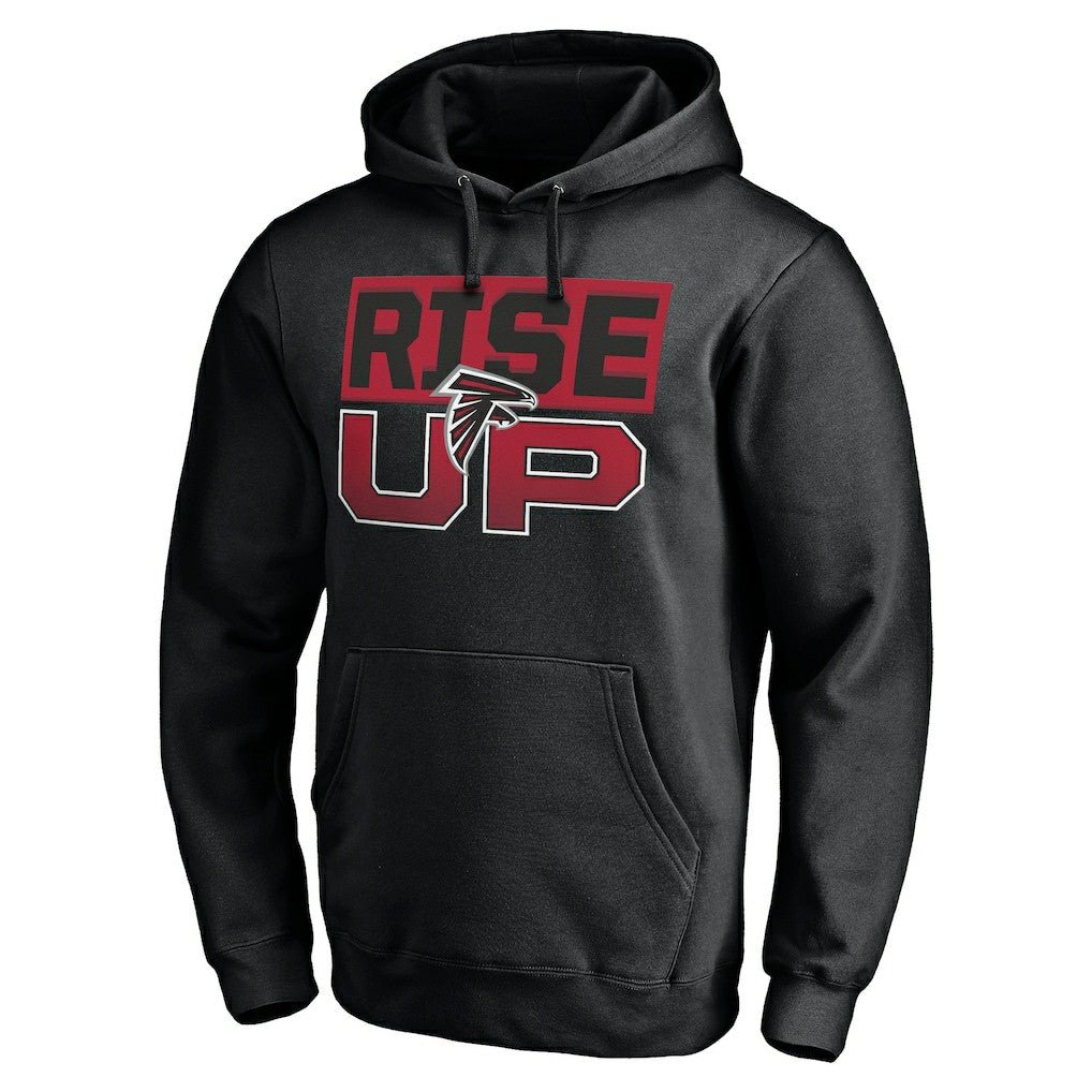 Atlanta Falcons Hometown Collection Sweep Pullover Hoodie - Black Hoodies